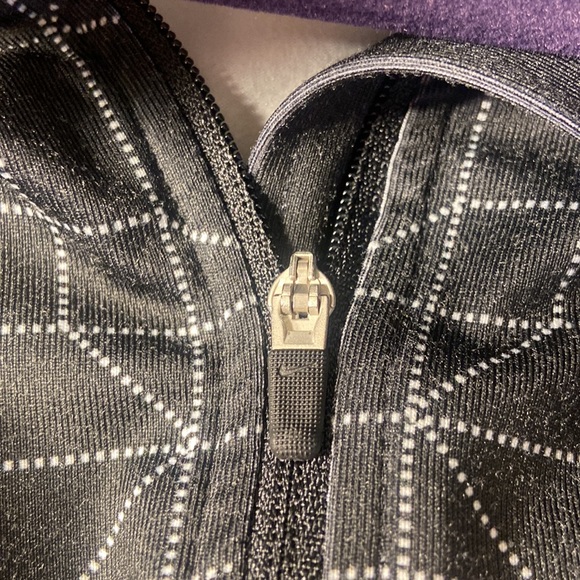 Nike Pro Dri Fit Hyperwarm Geometric Half Zip Running Athletic Shirt Pullover - Picture 7 of 8